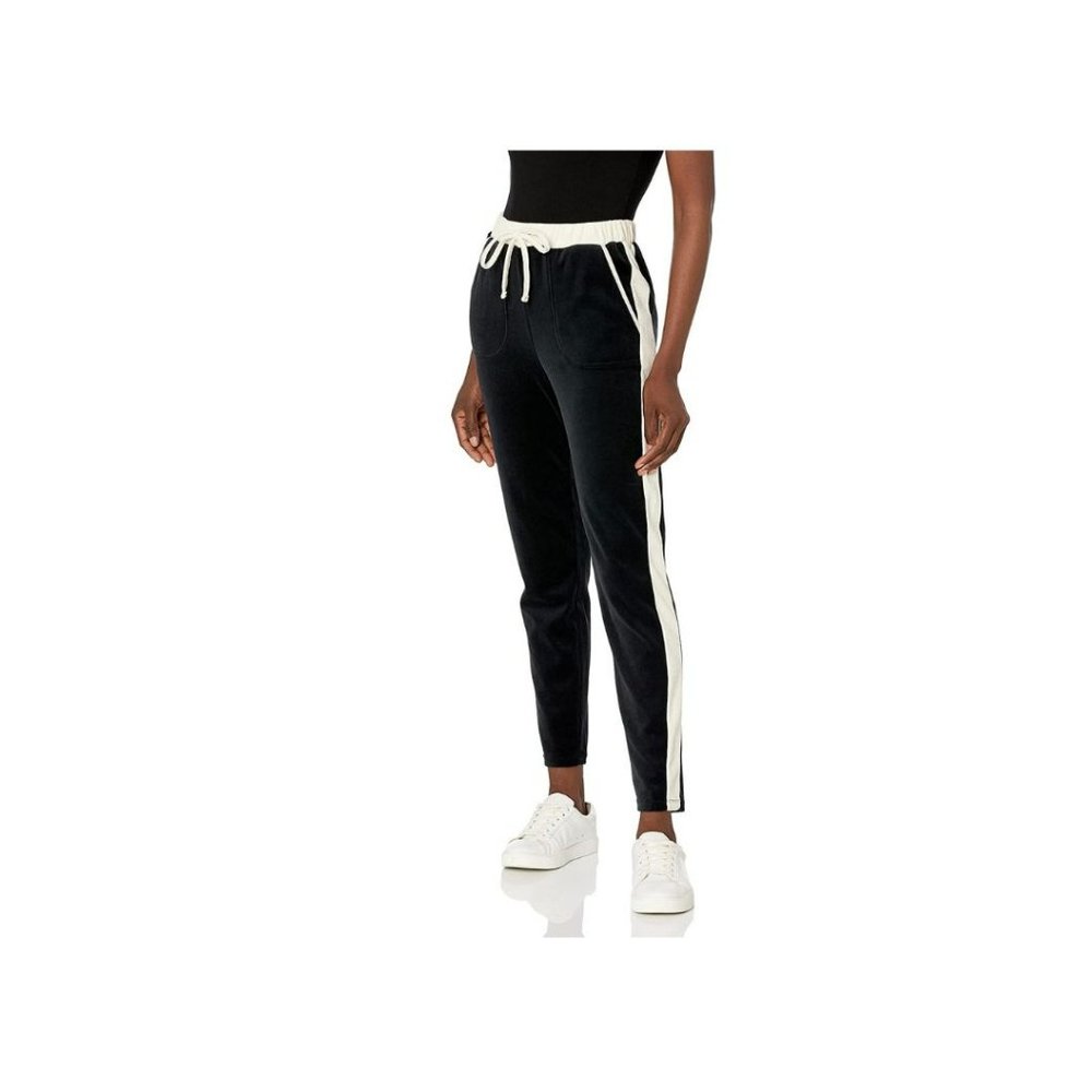 find. Women's Tapered Velour Joggers with Side Stripe